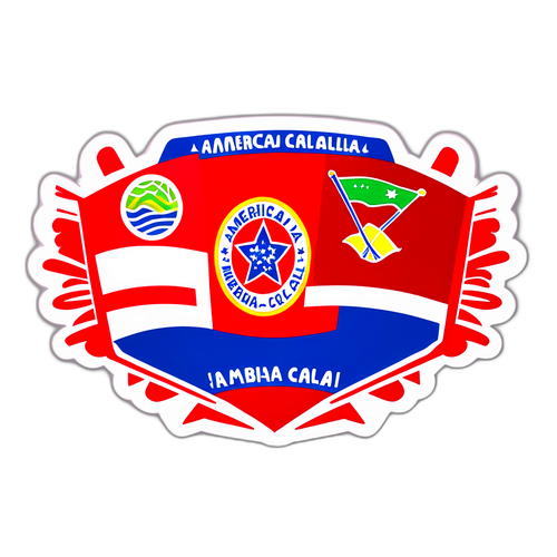Adesivo Animado América de Cali x Bahia