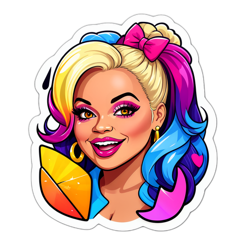 Διασκεδαστικό αυτοκόλλητο της Trisha Paytas