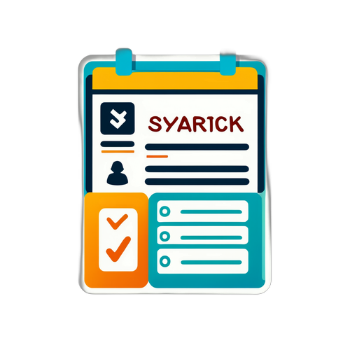 Stiker Pentingnya Syarat SKCK