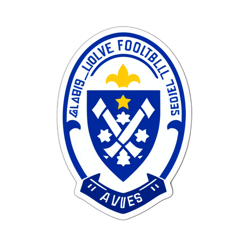 לוגו האלוואס עם המשפט 'אהבת כדורגל'