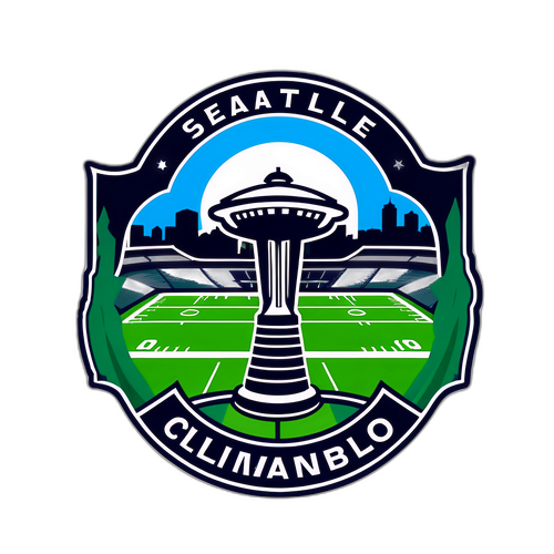 Sticker Hiện Thị Không Khí Cuồng Nhiệt Khi Seattle Đối Đầu Columbus