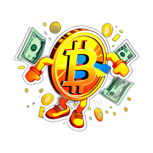 Watak Bitcoin Menari Ceria
