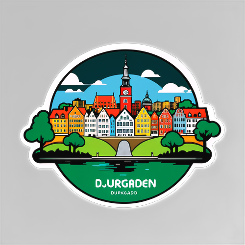 Djurgården Klistermärke