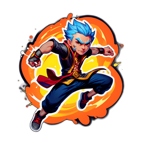 League of Legends Karakteri Aksiyon Pozunda