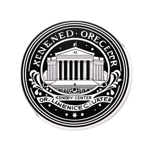 Elegant Kennedy Center Sticker