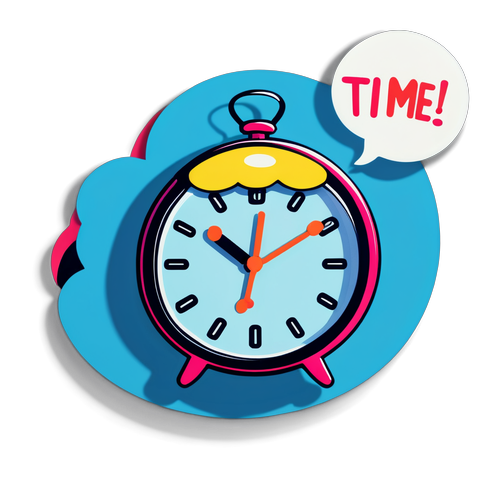 Magandang Umaga! Bagong Alarm Clock Sticker na Makapagpapaangat ng Iyong Araw!