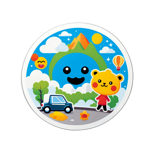 空氣品質主題貼紙