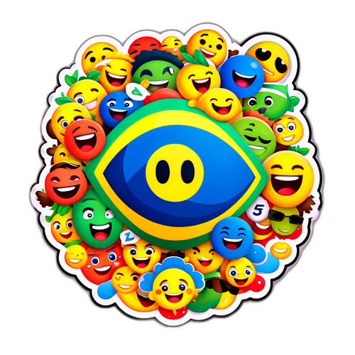 Composição Alegre com o Logo do Big Brother Brasil 25