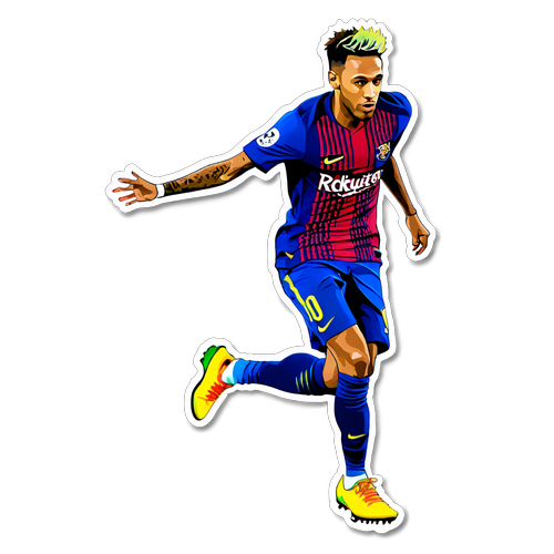 Stiker Neymar Dinamis