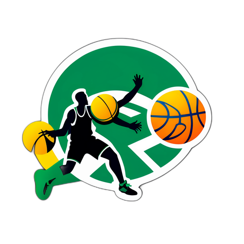 Basketball Court Clash: Pacers vs Celtics
