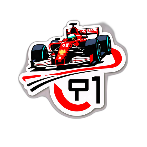 Formel 1 Qualifying Aufkleber