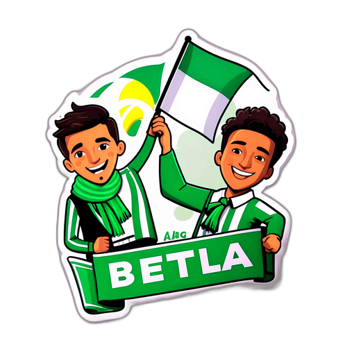 Sticker ya Kutia Moyo ya Mechi ya Real Betis