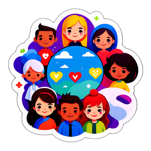 人人和谐社会的卡通角色