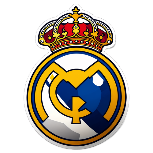 Real Madrid Embleemi ja Jalkapallo