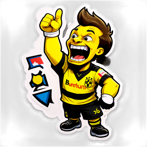 Penuh Semangat! Mascot Dortmund Menyemangati Pertarungan Super Melawan Heidenheim!