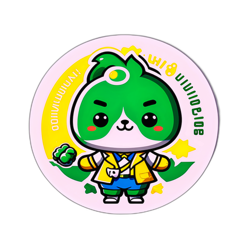 전북대학교 마스코트 스티커 디자인