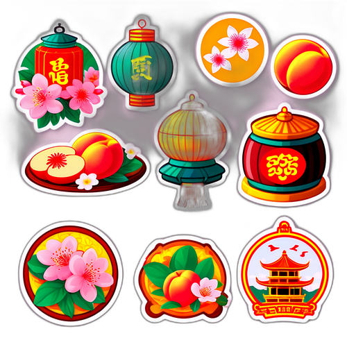 Những nhãn dán cho Tết 2026