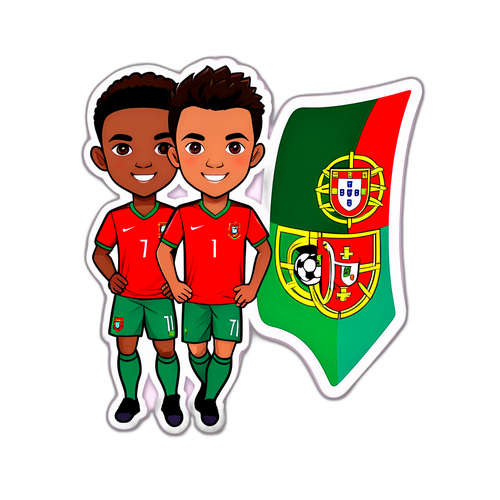 Sticker cho người hâm mộ đội U17 Bồ Đào Nha