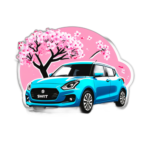 A sticker elegante della Suzuki Swift Sakura