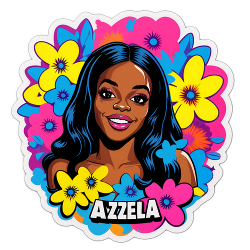 מדבקה עליזה של אזיליה בנקס