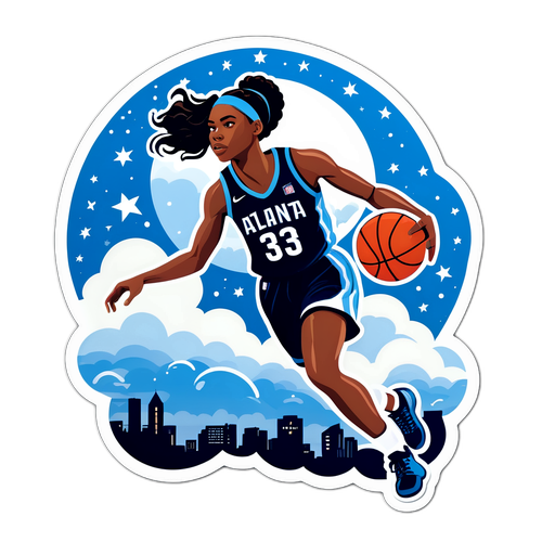Atlanta Dream Basketball Sticker