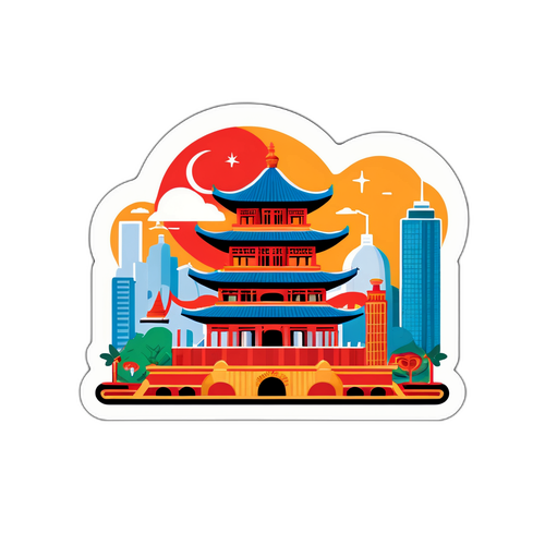 北京文化貼紙