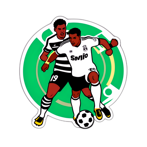 सांतोस और कॉरिंथियंस के बीच फुटबॉल मैच