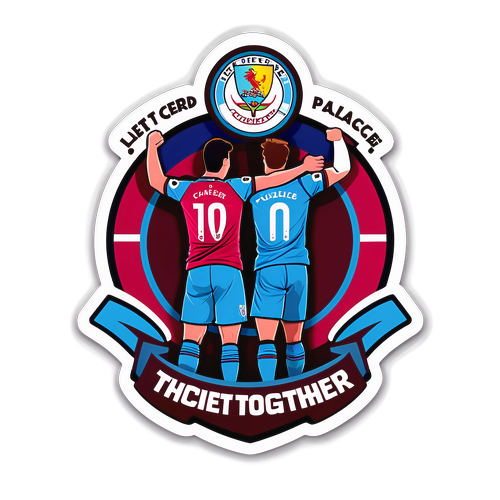 สติ๊กเกอร์เชียร์บอล Burnley vs Crystal Palace