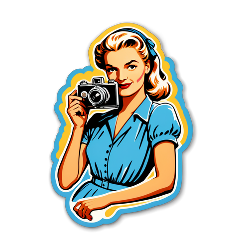 Shocking Vintage Art: Celebrate Lee Miller's Iconic Legacy with This Stunning Sticker!