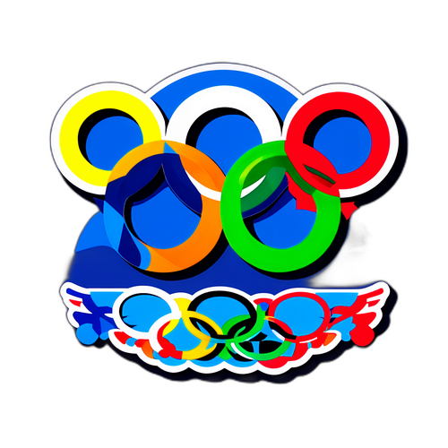 Vibrant Olympic Sticker for 2026