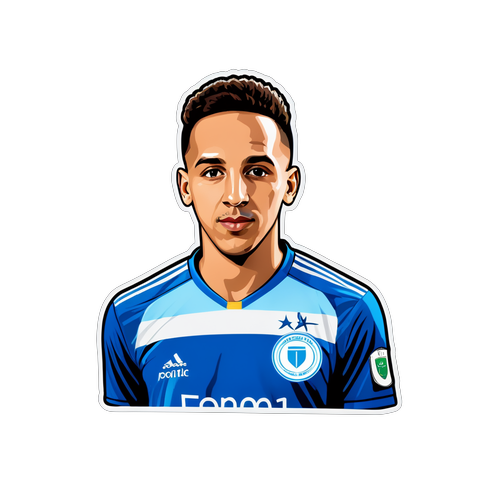 Sticker du portrait d'Ismaël Bennacer