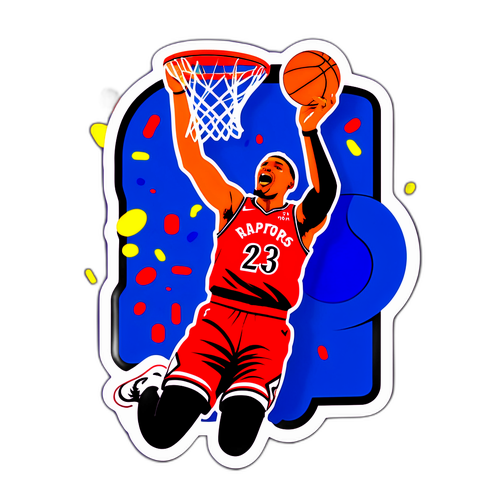 Perayaan Pertandingan Raptors vs Warriors