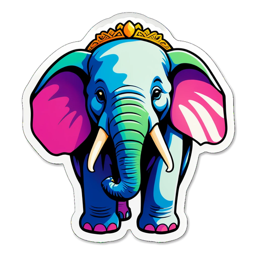 Uncover the Magic: Why This Whimsical Elephant Sticker Will Brighten Your Life!