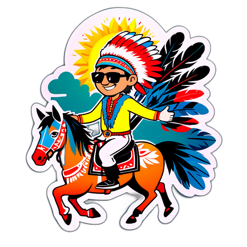 Vicces Nathan Chasing Horse figura