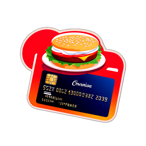 Tarjeta de Comida Elegante