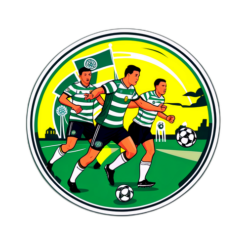 Scenă din meciul Celtic - Kairat