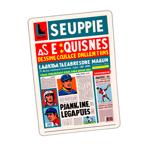 L'Équipe Retro Sticker