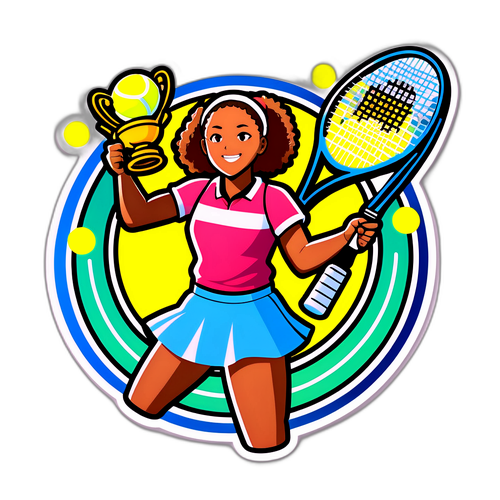 Naomi Osaka Inspirált Matrica