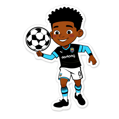 Sticker ya Kichekesho ya Rashford kama Mascot wa Aston Villa