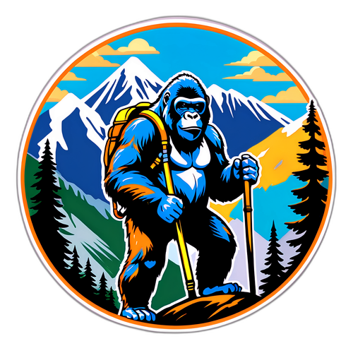 攀爬大猩猩與壯麗山脈