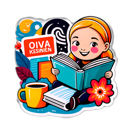 Oiva Keskinen iloisen ympäristön keskellä