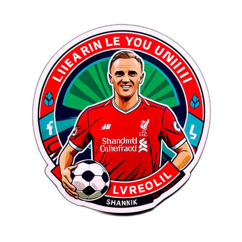 Sticker ya Mashabiki wa Soka wa Liverpool