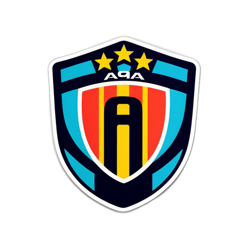 Наклейка у формі логотипу Серії А