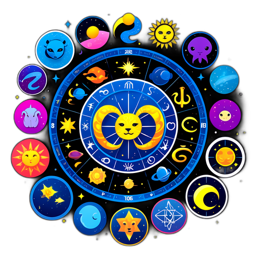 Наклейка, посвященная знакам зодиака