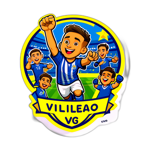Stiker Pertandingan Villarreal vs Oviedo