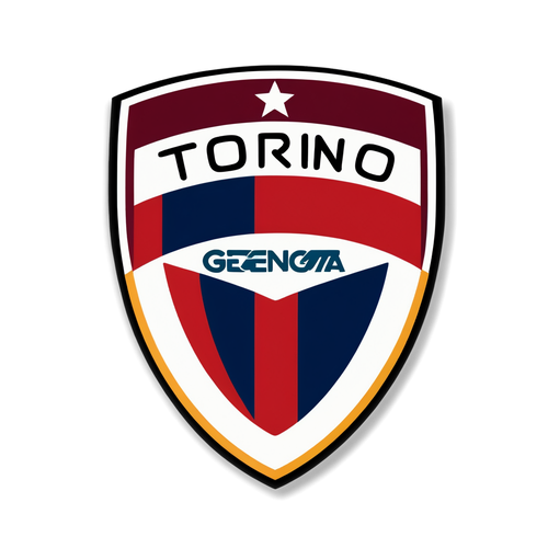 Distintivo Sportivo per la Partita Torino-Genoa