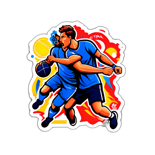 Sportovní nálepka pro ČT Sport Plus