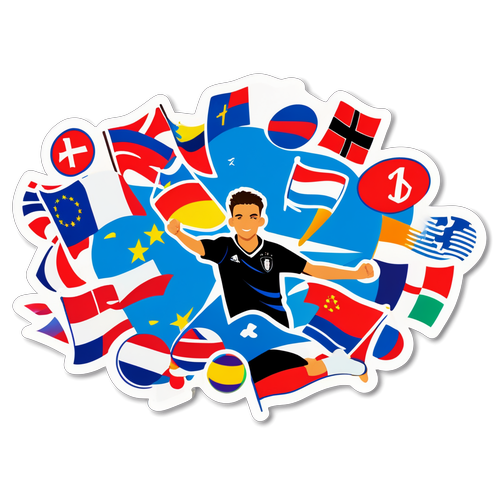 Euro U17 Logo met Jongeren in Actie