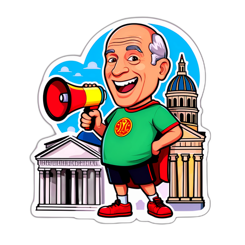 Adesivo Giocoso di Carlo Verdone