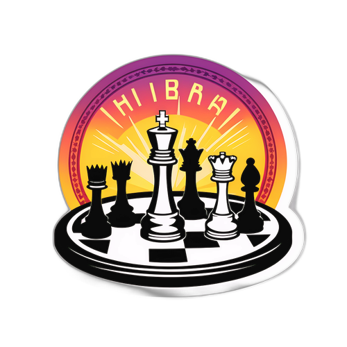 Succession Dizisi Minimalist Şah-Mat Sticker